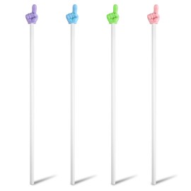 Tinoaly 4pcs Hand Pointer Stick for Teachers, Teaching Hand Pointer Finger Pointing Tool for Teachers Classroom Engagement & Learning Reading Kids Presentation Whiteboard