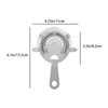 2pcs Fine Mesh Strainer with Handle Cocktail Strainer Stainless Steel