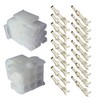 9-pin with 14-20 awg, Wire Connector - 2.13 mm snap
