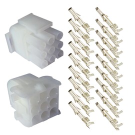 9-pin with 14-20 awg, Wire Connector - 2.13 mm snap and Latch - for molex Connector kit Kits and 9-pin connectors! 3 Complete Kits for Perfect Connections