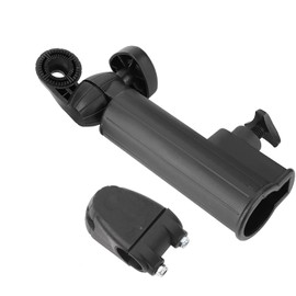 Yosoo Health Gear Heavy Duty Golf Pushchair Umbrella Holder, Trolley Holder, Plastic Stand, Improved Aluminium Base, 180 Degree Adjustable Angle Holder, Universal for Pushchairs