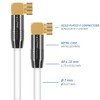 DeleyCON SAT Antenna Cable 2 x 90°