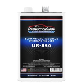 ProductionShop - UR850 Slow Urethane Reducer (Gallon) - High Perfomance Automotive Grade for Automotive Paint and Industrial Paint Use - For Higher Temperature Condition increase Flow
