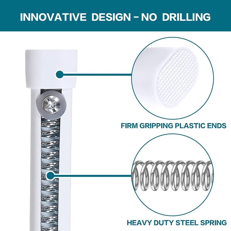 Oval Spring Tension Rod 16-24" By Graber