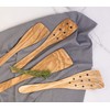 Eddingtons Italian Olive Wood Pierced Spatula, 12-Inch