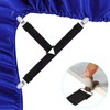 Bed Sheet Clips, 4 Pack Bed Sheet Holder Straps, Elastic