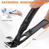 Toenail Clippers for Seniors Thick Toenails, Upgrade Angled Head Large