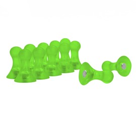 Small Green Skittle Magnets for Fridge, Whiteboard, Noticeboard, Filing Cabinet - Pack of 120