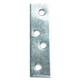 Bulk Hardware BH01141 reparación chapadas en Zinc soporte platos de tirantes, 100 mm (4 inch) – paquete de 10