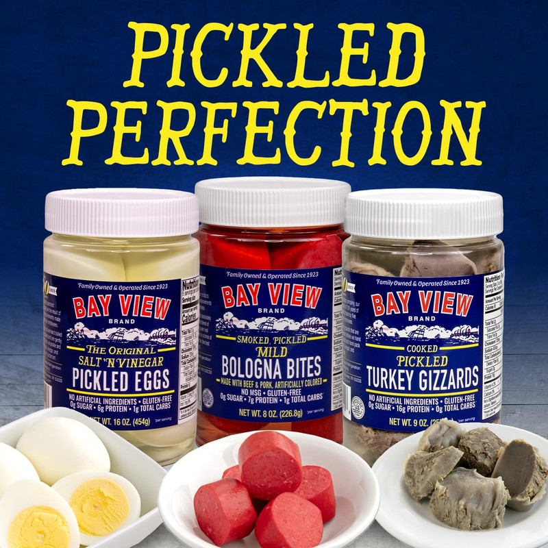 Bay View Pickled Eggs, No Artificial Ingredients, Gluten Free, 0g