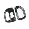 Carbon Fiber Dashboard Side Air Vent AC Outlet Cover Trim