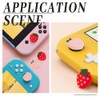 GORGECRAFT 4Pcs Peach Strawberry Thumb Grips Fruit Soft Silicon Joystick