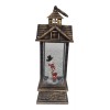 Snow Water Farol Navideño Muñeco Nieve Luz Led Musical Adornos