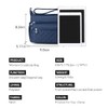 Womens Multi Pocket Casual Waterproof Crossbody Handbags Shoulder Messenger Bag