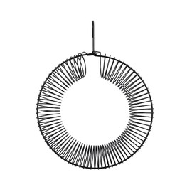 DandC Peanut Bird Feeder,mangeoire oiseaux Anti ecureuil,Squirrel Peanut Feeders for Outdoor,Bluebird Feeder Hanging Outside,15 Inch Wreath Feeder for Squirrel， Peanuts in Shell for Squirrels