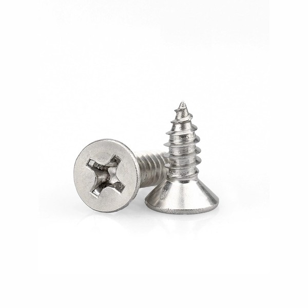 Small Wood Screws, Countersunk Head, Self Tapping Phillips Wood Screws