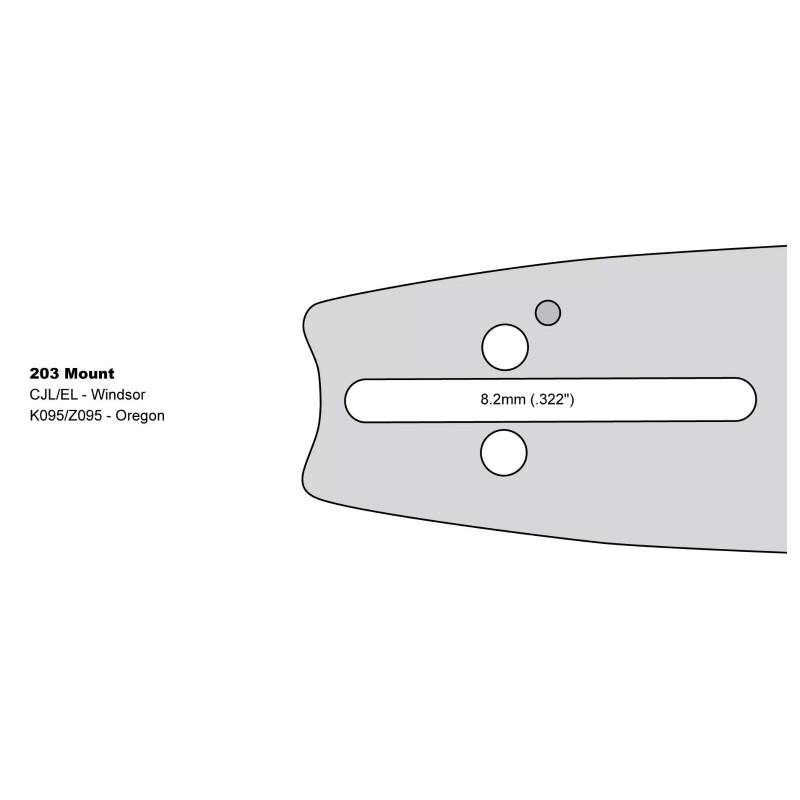 Laser Forestry Pro Bar and Ripping Chain 20" Chainsaw Bar