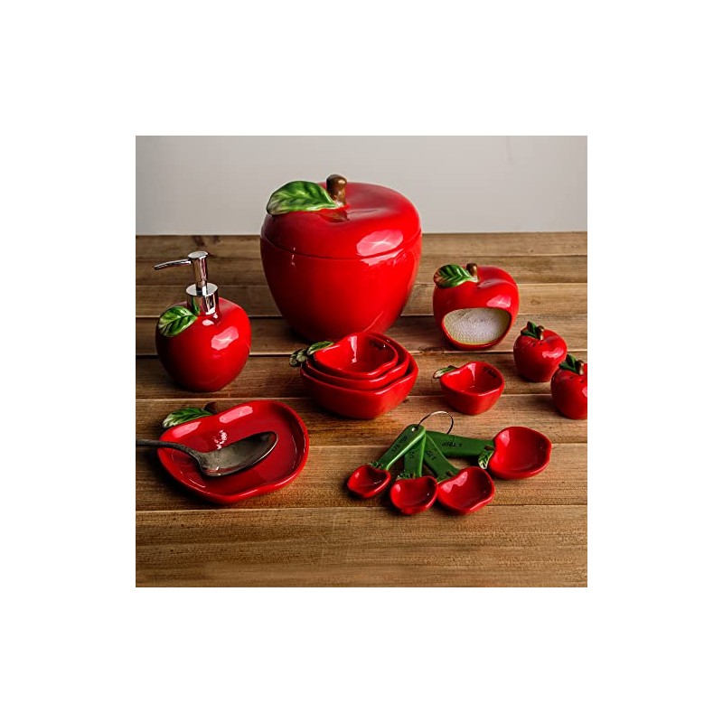 Dish Sponge Holder, Red Apple Scrubby by Home Essentials &