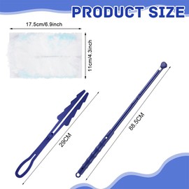 Disposable Dusters for Cleaning Hand Duster Refills Disposable Electrostatic Duster with 2 Handle for Blinds Car Furniture 30PCS