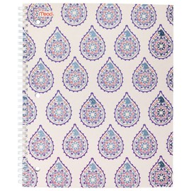 Mead Spiral Notebook, College Ruled, 80 Sheets, 9" x 10-1/2", Pretty Please, Design Selected For You May Vary (07046)