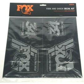 Fox Racing Shox Heritage Fork and Shock Decal Kit Stealth, One Size