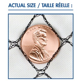 Aquascape Protective Pond Netting with Stakes, 14 Feet x 20 Feet, Reusable, Durable, Black | 98001