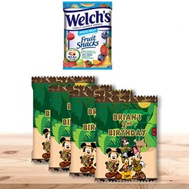 Mouse Safari Party Snacks, Favors and Decorations (Fruit Snacks 0.9oz -12 ct.)