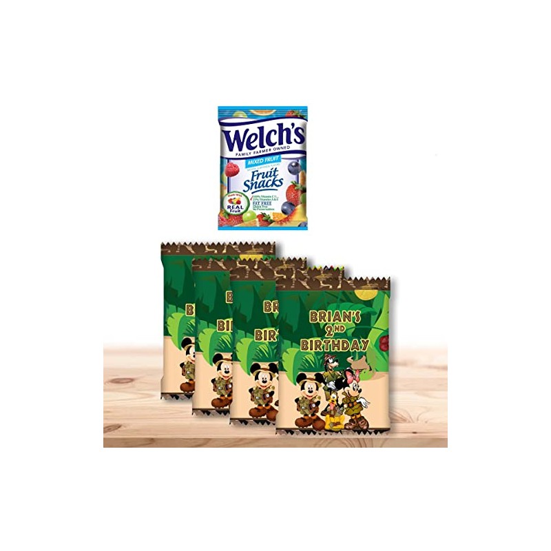 Mouse Safari Party Snacks, Favors and Decorations (Fruit Snacks 0.9oz