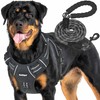 Beebiepet Heavy Duty Tactical Dog Harness for Large Dogs, No
