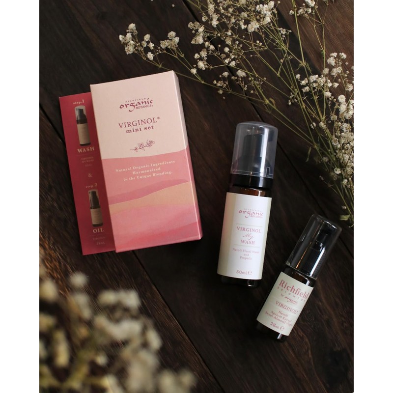 organicBOTANICS Virginol Mini Set Delicate Zone Soap Facial Cleansing Foam