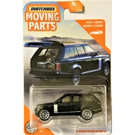 DieCast Matchbox Moving Parts 2018 Range Rovers Vogue SE, [Black] 1:64 Scale