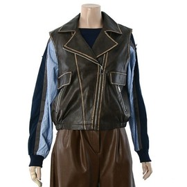 (신세계김해점)워싱레더베스트(TMC24002) (Woosung Kimhae Store) Washing Leather Vest (TMC24002)