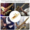 J-ouuo Alto Saxophone Mouthpiece Gold Color Metal Multifunctional Sax Mouthpiece