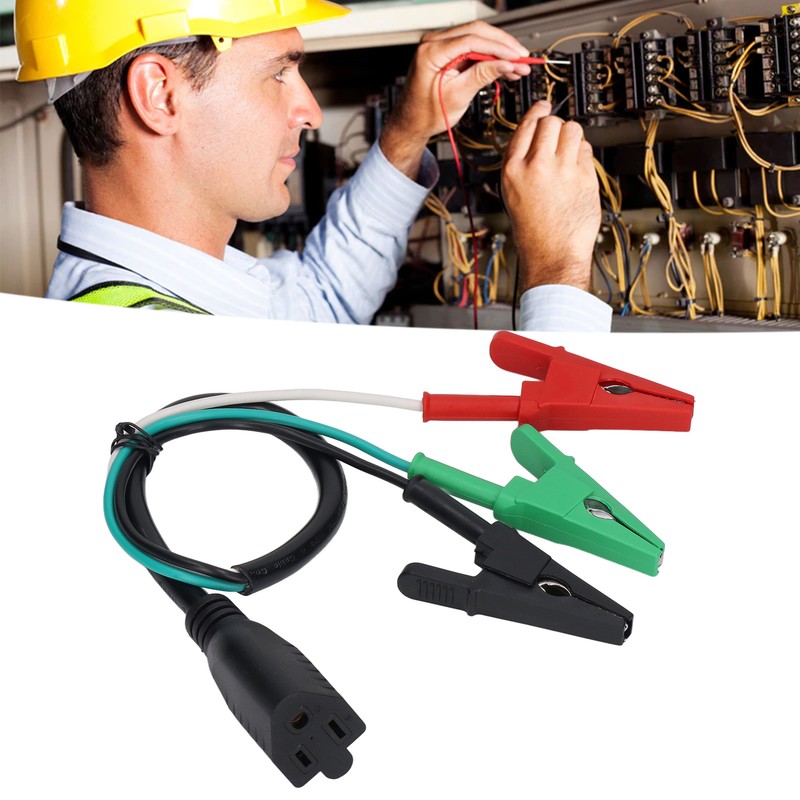 HVAC Adaptor Cord PVC Crocodile Clip Stable Safe HVAC Adaptor
