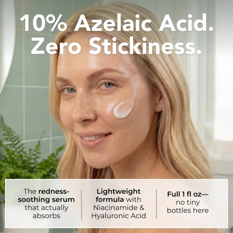 Azelaic Acid 10% Serum For Face With Niacinamide &
