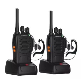 Baofeng 2 Pack Baofeng BF-88A Walkie Talkie 2 Two Way Radio Long Range Handheld FRS