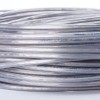 Cable 10 m 2 Core (2 x 0.75 mm²) - Plastic Cable for Extending Lights, Lamps, Electrical Appliances, Power Cable with Ground Conductor, Transparent