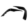 Front Bumper Wind Knife Fin Car Gloss Black Fog Light