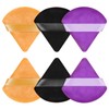 6 Pcs Powder Puff, Halloween Soft Triangle Makeup Sponge