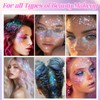 12 Colour Face Glitter Chunky Sequins and Fine Glitter Mix