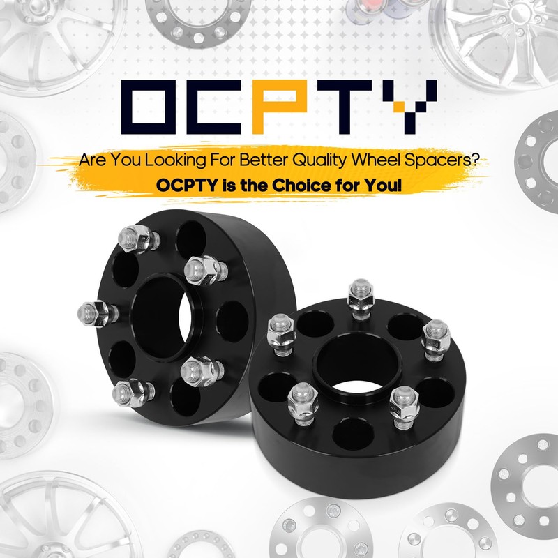 OCPTY 2 PCS 5x120 Wheel Spacers Hub Centric 2" 5