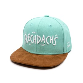Hand und Feuer Snapback Cap Children's Naughty Badger, mint, M