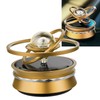 Car Aromatherapy Solar Energy Suspended Crystal Ball Rotating Car Aroma