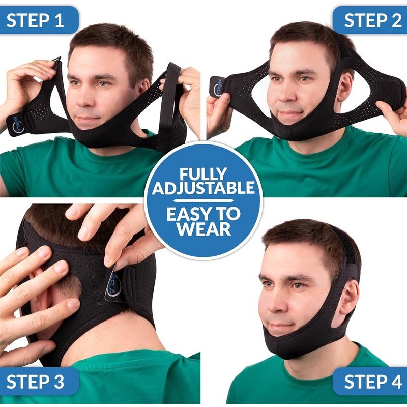 Aveela Anti Snoring Chin Strap for CPAP Users - Comfortable