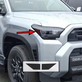 Deliciousticker For 2025 Toyota 4Runner Side Marker Headlight Front Tint Precut Decal Vinyl