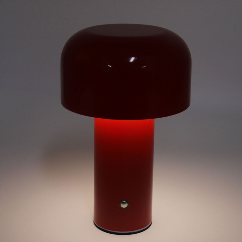 LED Desk Lamp Mushroom Design USB Charging 3 Color Temperature