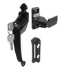 Prime-Line K 5080 1-3/4 In., Black, Colonial Push Button Lock