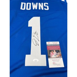 JOSH DOWNS AUTOGRAPHED INDIANAPOLIS COLTS CUSTOM JERSEY JSA COA