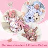 JIZHI Lifelike Reborn Baby Dolls - 17-Inch Baby Soft Body