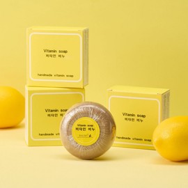 Natural Vitamin Soap Cleansing Soap Acne Trouble Face Wash Soap b1164